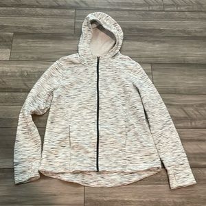 Danskin Now Hooded Dark Gray and Light Gray Jacket